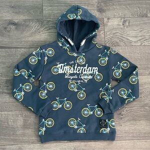 Fox Originals Amsterdam Bicycle Print Youth Pullover Hoodie